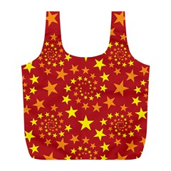 Star Stars Pattern Design Full Print Recycle Bags (L) 