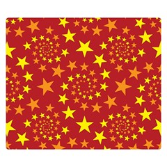 Star Stars Pattern Design Double Sided Flano Blanket (Small) 