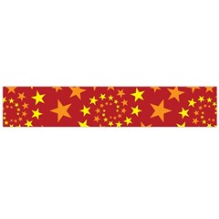 Star Stars Pattern Design Large Flano Scarf 