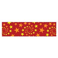 Star Stars Pattern Design Satin Scarf (Oblong)