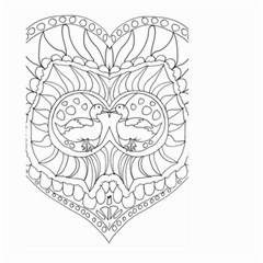 Heart Love Valentines Day Large Garden Flag (two Sides) by Celenk