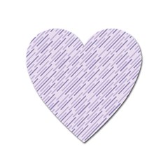 Halloween Lilac Paper Pattern Heart Magnet by Celenk