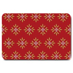 Pattern Background Holiday Large Doormat  by Celenk