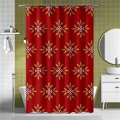 Pattern Background Holiday Shower Curtain 48  X 72  (small)  by Celenk