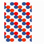 Geometric Design Red White Blue Small Garden Flag (Two Sides) Back