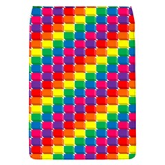 Rainbow 3d Cubes Red Orange Flap Covers (s)  by Celenk