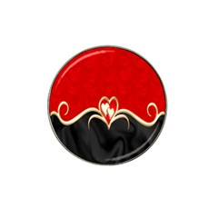 Red Black Background Wallpaper Bg Hat Clip Ball Marker (10 Pack) by Celenk