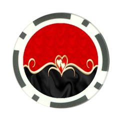 Red Black Background Wallpaper Bg Poker Chip Card Guard (10 Pack) by Celenk