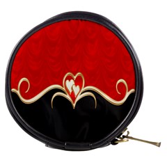 Red Black Background Wallpaper Bg Mini Makeup Bags by Celenk