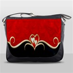 Red Black Background Wallpaper Bg Messenger Bags Front