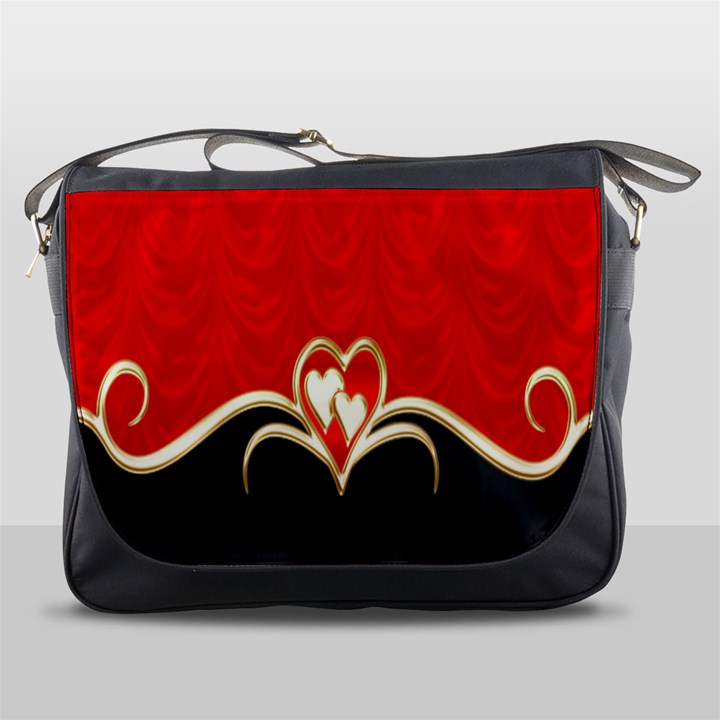 Red Black Background Wallpaper Bg Messenger Bags