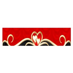 Red Black Background Wallpaper Bg Satin Scarf (oblong) by Celenk