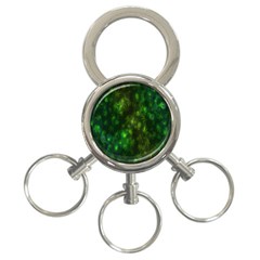 Bokeh Background Texture Marijuana 3-Ring Key Chains