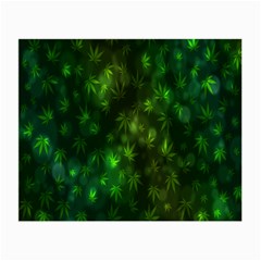 Bokeh Background Texture Marijuana Small Glasses Cloth