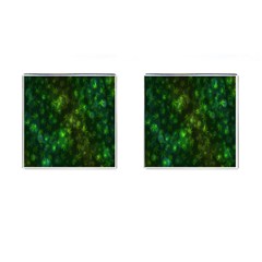 Bokeh Background Texture Marijuana Cufflinks (Square)