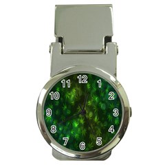 Bokeh Background Texture Marijuana Money Clip Watches