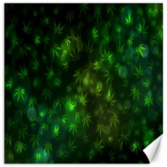 Bokeh Background Texture Marijuana Canvas 16  x 16  