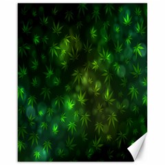 Bokeh Background Texture Marijuana Canvas 16  x 20  