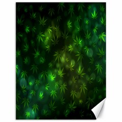 Bokeh Background Texture Marijuana Canvas 18  x 24  