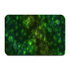 Bokeh Background Texture Marijuana Plate Mats