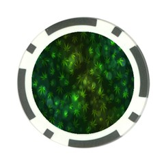 Bokeh Background Texture Marijuana Poker Chip Card Guard