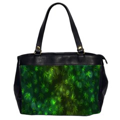 Bokeh Background Texture Marijuana Office Handbags (2 Sides) 