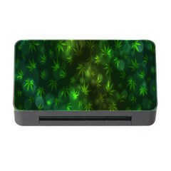 Bokeh Background Texture Marijuana Memory Card Reader with CF