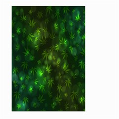 Bokeh Background Texture Marijuana Large Garden Flag (Two Sides)