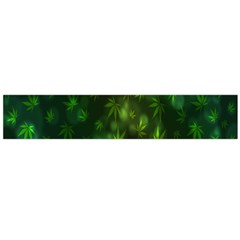 Bokeh Background Texture Marijuana Large Flano Scarf 