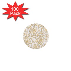 Yellow Peonies 1  Mini Buttons (100 Pack)  by NouveauDesign