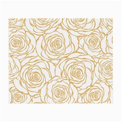 Yellow Peonies Small Glasses Cloth (2-side) by NouveauDesign