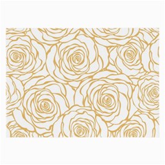 Yellow Peonies Large Glasses Cloth (2-side) by NouveauDesign