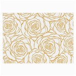 yellow peonies Large Glasses Cloth (2-Side) Front