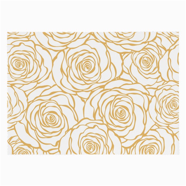 yellow peonies Large Glasses Cloth (2-Side)