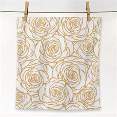 Yellow Peonies Face Towel by NouveauDesign