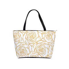 Yellow Peonies Shoulder Handbags by NouveauDesign