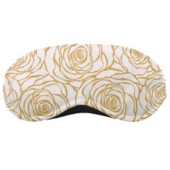 Yellow Peonies Sleeping Masks by NouveauDesign