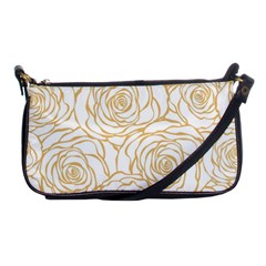 Yellow Peonies Shoulder Clutch Bags by NouveauDesign