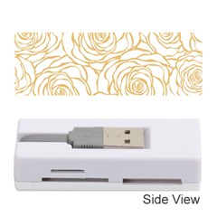 Yellow Peonies Memory Card Reader (stick)  by NouveauDesign