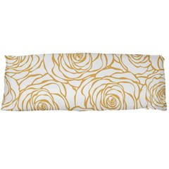 Yellow Peonies Body Pillow Case (dakimakura) by NouveauDesign