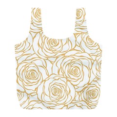 Yellow Peonies Full Print Recycle Bags (l)  by NouveauDesign