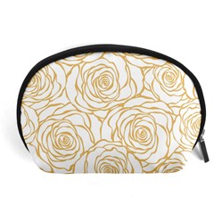 Yellow Peonies Accessory Pouches (large)  by NouveauDesign