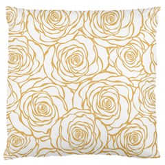 Yellow Peonies Standard Flano Cushion Case (two Sides) by NouveauDesign