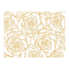 Yellow Peonies Double Sided Flano Blanket (mini)  by NouveauDesign