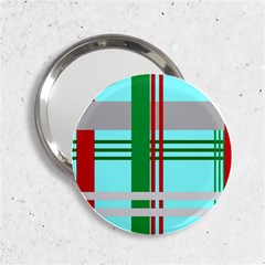 Christmas Plaid Backgrounds Plaid 2 25  Handbag Mirrors by Celenk