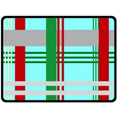 Christmas Plaid Backgrounds Plaid Double Sided Fleece Blanket (large)  by Celenk