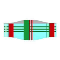 Christmas Plaid Backgrounds Plaid Stretchable Headband by Celenk