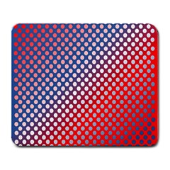 Dots Red White Blue Gradient Large Mousepads by Celenk