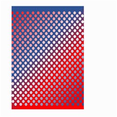 Dots Red White Blue Gradient Large Garden Flag (two Sides) by Celenk