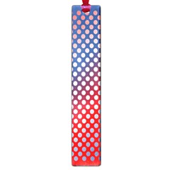 Dots Red White Blue Gradient Large Book Marks by Celenk